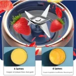 Portable 400ml USB Blender Smoothie Juicer Cups - Image 3
