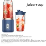 Portable 400ml USB Blender Smoothie Juicer Cups - Image 7