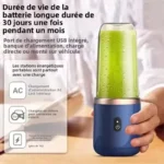 Portable 400ml USB Blender Smoothie Juicer Cups - Image 4