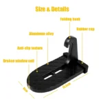 Car Vehicle Folding Stepping Foot Pedal Car Accessories For BMW F30 F31 F36 G30 I3 Serie 1 E84 F48 X1 E83 X3 F25 X5 E70 X6 E71 - Image 3