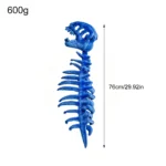 3D Plush Dino-saur Skeletons Costume Set Cozy Dinosaur Skeleton Plush Costume Realistic with Hood for Dress-Up Parties & Photos - Image 22