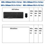 Capybara Cute Mouse Pad Computer XXL Desk Mat Large Lock Edge Rubber Keyboard Mat 900x400 Student Soft Deskpad Desk Accessories - Image 2