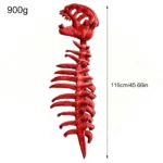 3D Plush Dino-saur Skeletons Costume Set Cozy Dinosaur Skeleton Plush Costume Realistic with Hood for Dress-Up Parties & Photos - Image 16