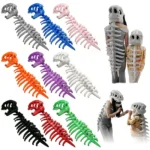 3D Plush Dino-saur Skeletons Costume Set Cozy Dinosaur Skeleton Plush Costume Realistic with Hood for Dress-Up Parties & Photos - Image 5