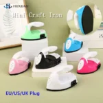 Mini Craft Iron EU/US/UK Plug Electric Iron Portable Handy Heat Press Diy Toy Small Iron For Ironing Clothes Laundry Appliances