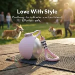 Stainless Steel Water Bottle Outdoor Dog Walking Folding Portable Water Cup With Lanyard Hook Leakproof Dog Water Drink Bottle - Image 5