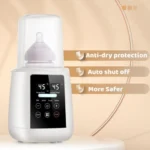 Baby Bottle Warmer & Sterilizer 6-in-1Multifuntion Breast Milk Warmer Accurate Temperature Control Baby Bottle Heater - Image 3