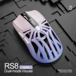 SmailWolf RS8 Bluetooth wireless 2.4g gaming mouse triple-mode lightweight e-sports gaming 1K return rate 10000DPI computer - Image 8