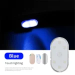 1 PC Multi Color Car Light Wireless LED Touch Light Roof Light Sensor Read Lamp Mini USB Charging Light Car Interior Accessories - Image 8