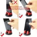360° Rotatable Mobile Phone Holder Car Bracket Non-Slip GPS Navigation Car Mount Stand Support in Car Universal for All Phones - Image 4