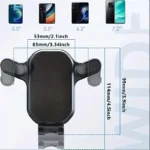 Car Phone Holder Car Air Vent Clip Mount Mobile Cell Stand Smartphone GPS Support For 4.7-6.7 Inch Mobile Devices - Image 5
