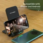 Wireless Charger Station Earphone Phone Fast Charging Charger Holder For iPhone 17 16 15 14 13 Pro Max Samsung S24 S23 Xiaomi - Image 2