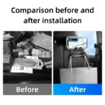 Car Back Seat Hook Hanging Storage Mobile Phone Holder Stand Lazy Rear Seat Phone Headrest Bracket For iPhone Samsung All Phones - Image 6