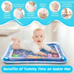 Baby Water Play Mat Inflatable Cushion PVC Infant Tummy Time Toddler Water Pad For Kids Early Education Developing Activity Toys - Image 3