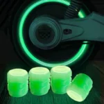 Luminous Valve Caps Fluorescent Night Car Tire Valve Caps Motorcycle Bike Glowing Decor Wheel Nozzles Tyre Cap Car Accessories - Image 2