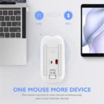 LED Wireless Mouse USB Rechargeable Bluetooth-compatible RGB Mouse Silent Ergonomic Mouse With Backlight For Laptop PC ipad - Image 4