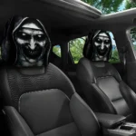 Horror Nun Headrest Covers, Removable & Washable, Universal Daily Car Headrest Covers