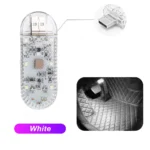 1 PC Multi Color Car Light Wireless LED Touch Light Roof Light Sensor Read Lamp Mini USB Charging Light Car Interior Accessories - Image 13