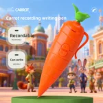 Judy & Nick Carrot Voice Recorder Electronic Sound Toy Can Write Graffiti Ballpoint Pen Novelty Voice Recorder Pen Gift - Image 2