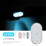 1 PC Multi Color Car Light Wireless LED Touch Light Roof Light Sensor Read Lamp Mini USB Charging Light Car Interior Accessories - Image 7