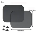 SEAMETAL Car Sun Shade Side Window Curtain Front Rear Window Sunshade Summer UV Blocking Suction Cup Car Sun Protection Curtains - Image 7