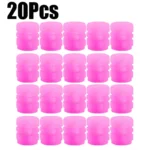 Luminous Valve Caps Fluorescent Night Car Tire Valve Caps Motorcycle Bike Glowing Decor Wheel Nozzles Tyre Cap Car Accessories - Image 8
