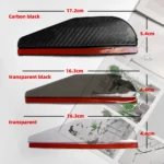 2PCS Car Rearview Mirror Rain Eyebrow Carbon Fiber Sun Visor Shade Cover Protector Clear Vision for Rain Car Mirror Accessories - Image 6