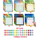 Incentive Reward Chart for Classroom Home Behavior for Kids Students Sticker Chart for Kids Behavior at Home Star Incentive Char - Image 13