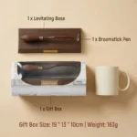 Haries Penggemar Nimbus 2000 Floating Broom Pen Magnetic Levitating Ballpoint Pen Desk Toy Gift - Image 5