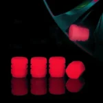Luminous Valve Caps Fluorescent Night Car Tire Valve Caps Motorcycle Bike Glowing Decor Wheel Nozzles Tyre Cap Car Accessories - Image 4