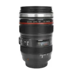 1pc SLR Lens Cup Camera Camera Lens Model Stainless Steel Casual Cup with Lid Coffee Mug White Black Coffee Mugs Creative Gift - Image 7