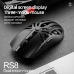 SmailWolf RS8 Bluetooth wireless 2.4g gaming mouse triple-mode lightweight e-sports gaming 1K return rate 10000DPI computer - Image 3