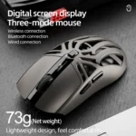 SmailWolf RS8 Bluetooth wireless 2.4g gaming mouse triple-mode lightweight e-sports gaming 1K return rate 10000DPI computer - Image 2
