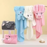 Cartoon Baby Bath Towels Soft Newborn Hooded Towel Blanket Cute Toddler Bathrobe Warm Sleeping Swaddle Wrap for Boys Girls - Image 2