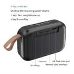 Portable Speakers Outdoor Bluetooth 5.0 Mini Oxford Loudspeaker Wireless Column 3D Stereo Music Player Surround Hifi Sound Box - Image 5