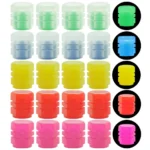 Luminous Valve Caps Fluorescent Night Car Tire Valve Caps Motorcycle Bike Glowing Decor Wheel Nozzles Tyre Cap Car Accessories - Image 6