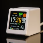 GeekMagic Ultra Smart WiFi Weather Station Bed Clock with Photo Album Gif Animation Desktop Decoration - Image 4
