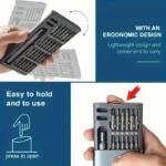 25 in 1 mini screwdriver set,flat head and cross shaped small screwdrivers, suitable for electronic products,Halloween,Christmas - Image 6