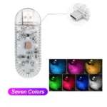 1 PC Multi Color Car Light Wireless LED Touch Light Roof Light Sensor Read Lamp Mini USB Charging Light Car Interior Accessories - Image 16