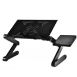 Laptop Table Stand and Lap Desk Adjustable Riser Portable with Mouse Pad Aluminum Laptop Cooling Holder desk for bed desktop - Image 8