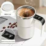 Automatic Stirring Cup Rechargeable Portable Coffee Electric Stirring Stainless Steel Mixer Rotating Magnetic Self Stirring Mugs - Image 6