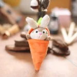 Rabbit Carrot Plush Pendant Detachable Rabbit Carrot Pendant - Image 2