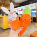 Rabbit Carrot Plush Pendant Detachable Rabbit Carrot Pendant - Image 5