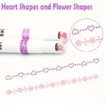 Colored Curve Pens Curve Highlighter Pen Set, Colored Pens with 6 Different Shapes, for Writing Drawing - Image 6