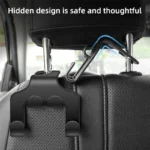 Car Back Seat Hook Hanging Storage Mobile Phone Holder Stand Lazy Rear Seat Phone Headrest Bracket For iPhone Samsung All Phones - Image 5