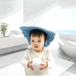 Baby Shower Soft Cap Adjustable Hair Wash Hat for Kids Ear Protection Safe Children Shampoo Bathing Shower Protect Head Cover - Image 3
