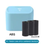 Car Trash Can (with Lid) Contains 60 (300) Garbage Bags, Small Car Trash Can, Leak-proof Mini Car Accessories - Image 10