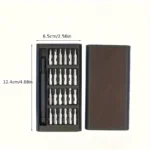 25 in 1 mini screwdriver set,flat head and cross shaped small screwdrivers, suitable for electronic products,Halloween,Christmas - Image 7