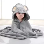 Cartoon Baby Bath Towels Soft Newborn Hooded Towel Blanket Cute Toddler Bathrobe Warm Sleeping Swaddle Wrap for Boys Girls - Image 10