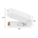 Mini Hea Bag Seal Machine Package Sealer Bags Thermal Plastic Food Bag - Image 2